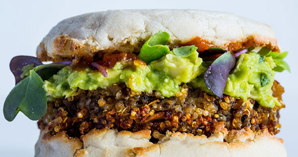 vegetarische recepten veggie burger quinoa burger gezond eten